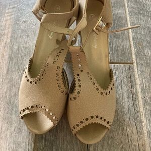 Comfy platform shoes.